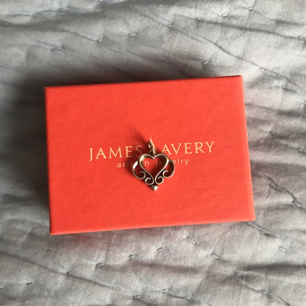 Ornate Open Heart Charm -James Avery